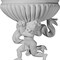 Ekena Millwork 13 7/8"W x 6 7/8"D x 15 1/8"H Angel Wall Sconce - Right SCO14X06X15AN-R - alternate 1